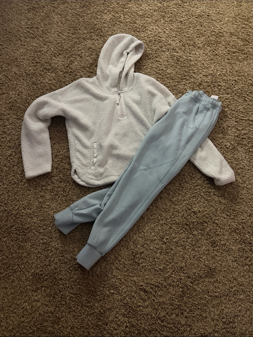 abercrombie kids Light Blue Jogger Sweatpants